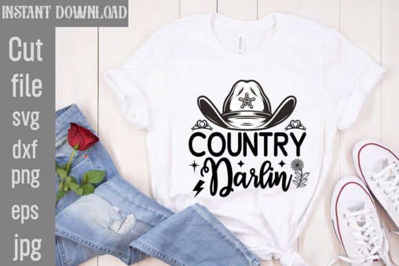 Download Country Darlin SVG Cut File - Premium Resources