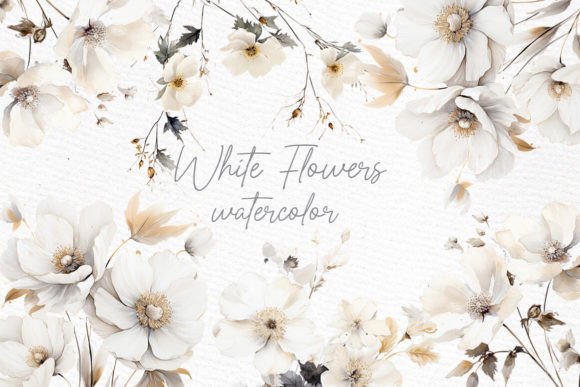 Download Wild Floral Clipart Watercolor Flowers - Wild floral clipart Collection
