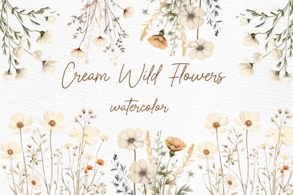 Download Wild Floral Clipart Dry Pressed Flowers - Wild floral clipart Collection