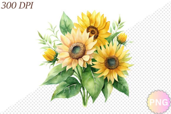 Download Watercolor Sunflower PNG Clipart - Watercolor sunflower png Collection