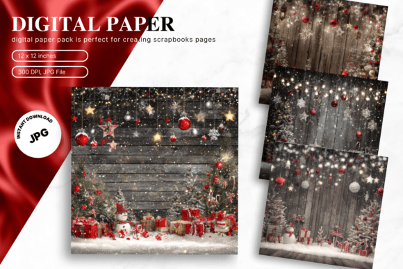 Download Christmas Scene Background Snow Backdrop - Christmas scene Collection