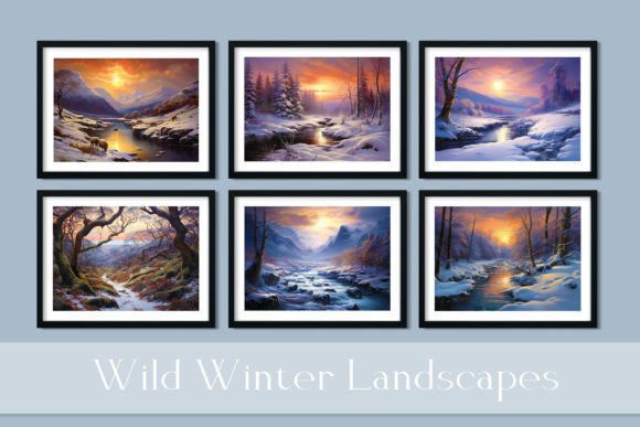 Download Wild Winter Landscapes Digital Prints - Digital Collection