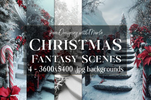 Download Fantasy Christmas Scene Backgrounds 1 - Christmas scene Collection