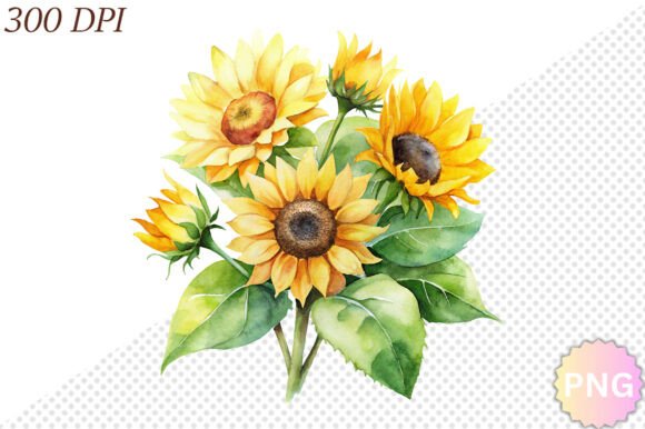 Download Watercolor Sunflower PNG Clipart - Watercolor sunflower png Collection