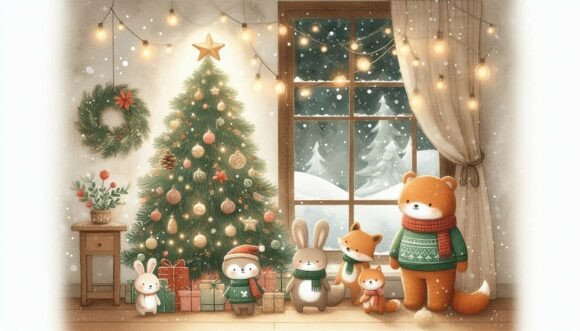 Download Simple Christmas Scene - Christmas scene Collection