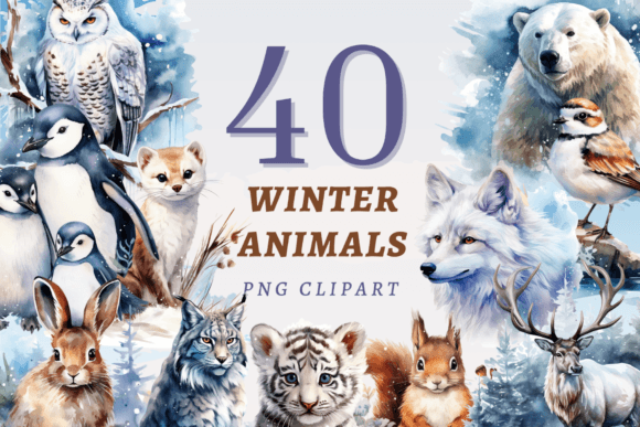Download Winter Animals PNG Bundle - Winter animals Collection
