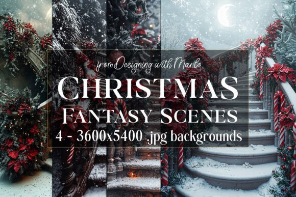 Download Fantasy Christmas Scene Backgrounds 2 - Christmas scene Collection