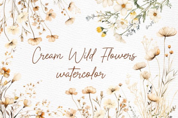 Download Wild Floral Clipart Dry Pressed Flowers - Wild floral clipart Collection