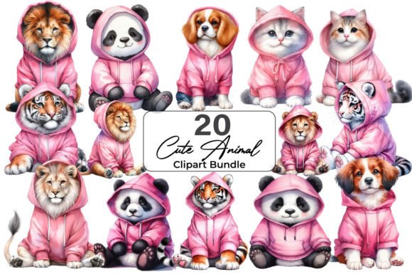 Download Cute Winter Animals Clipart Sublimation - Winter animals Collection