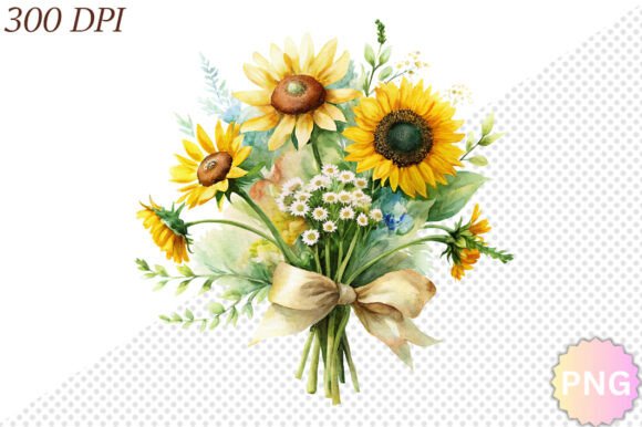 Download Watercolor Sunflower PNG Clipart - Watercolor sunflower png Collection